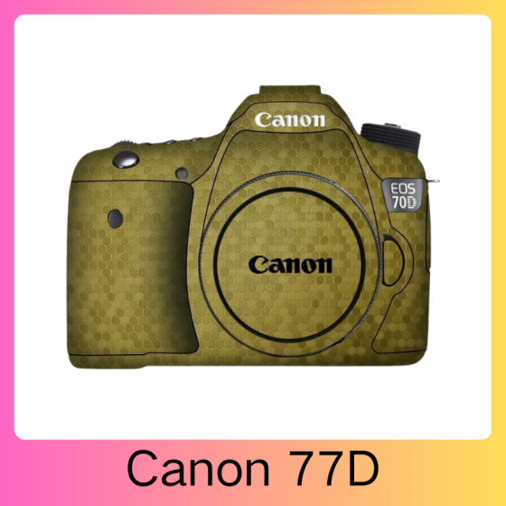 Corpo da Canon 77D - Pele câmera, adesivo câmera - com alta resistência a arranhões, à prova d'água e com design elegante.